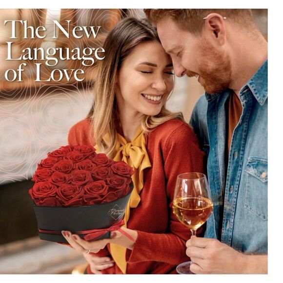 Glamour Boutique IMMORTAL
LOVE BLACK HEART 16  FRESH RED
ROSES/ New in Box - Picture 2 of 4